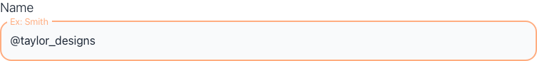 Entering a social media handle in the join form